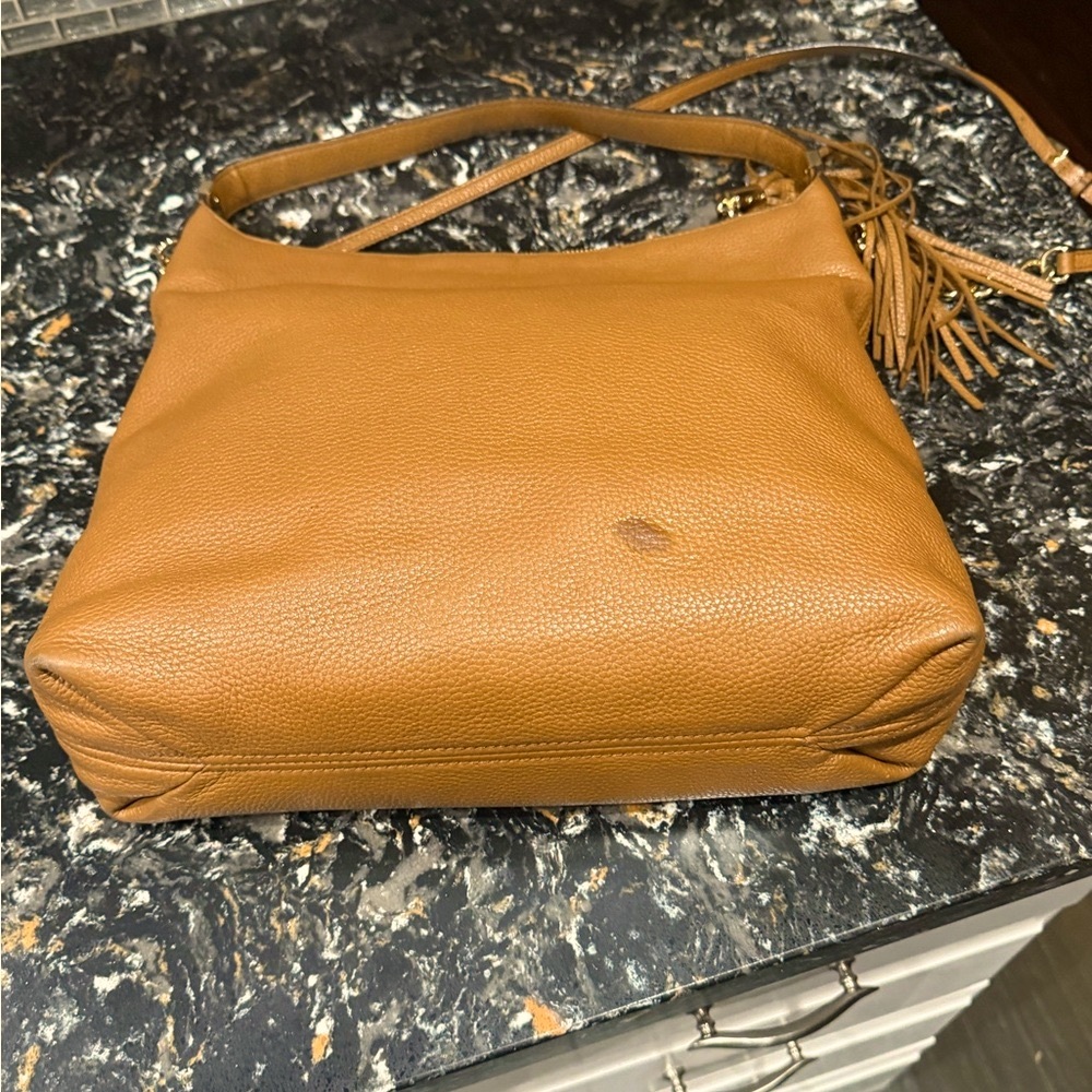 MICHAEL KORS  Weston Tan Leather Bag - Picture 8 of 11